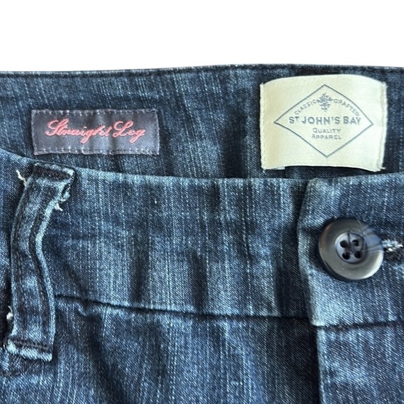 St John’s Bay, Straight Leg, Denim Jean, Size 6P - Picture 3 of 5